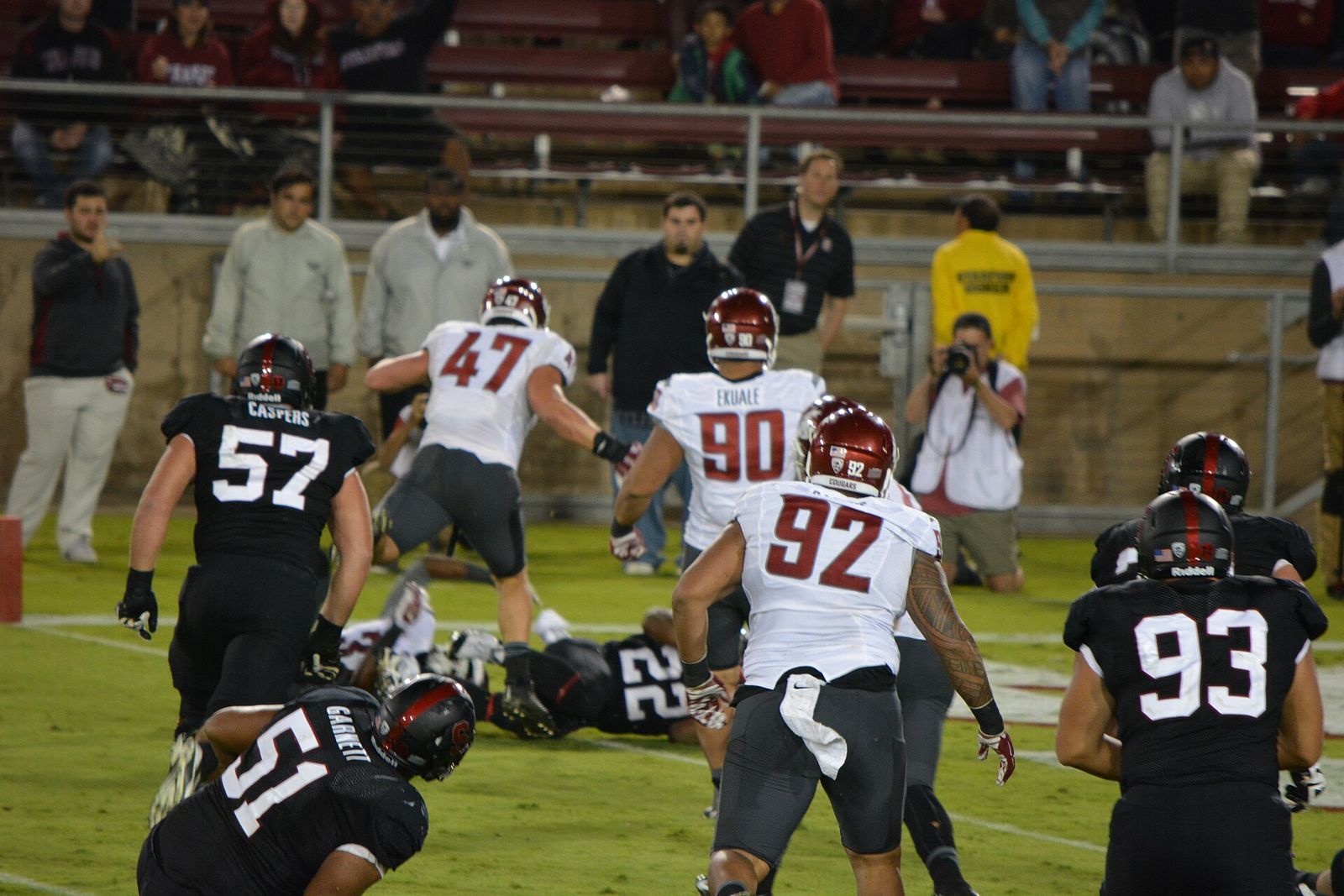 Stanford 34 Washington State 17