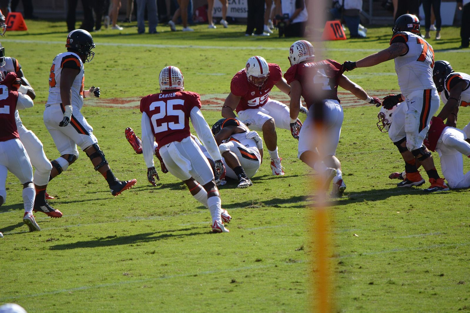 Stanford 38 Oregon State 14