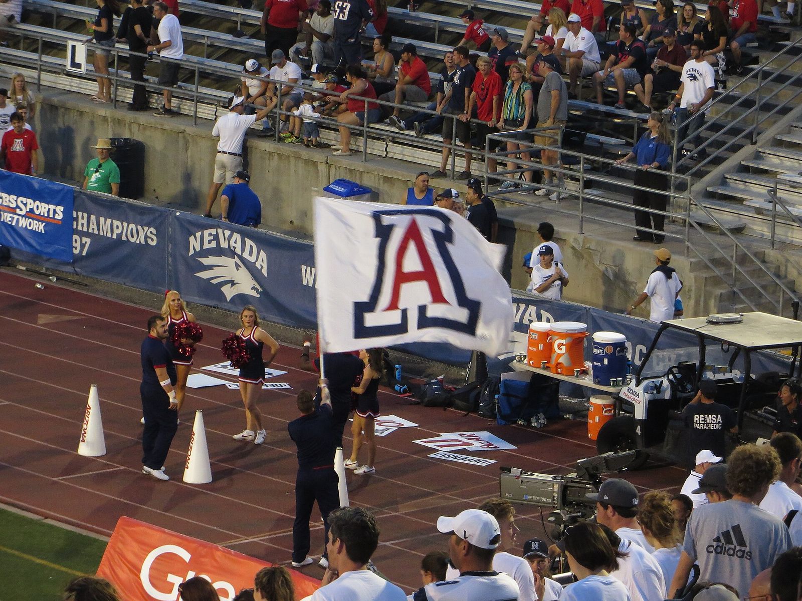 Arizona prevailed over Nevada fairly easily.