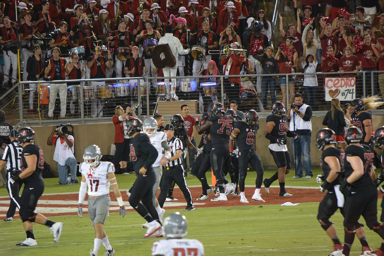WSU 42 Stanford 16