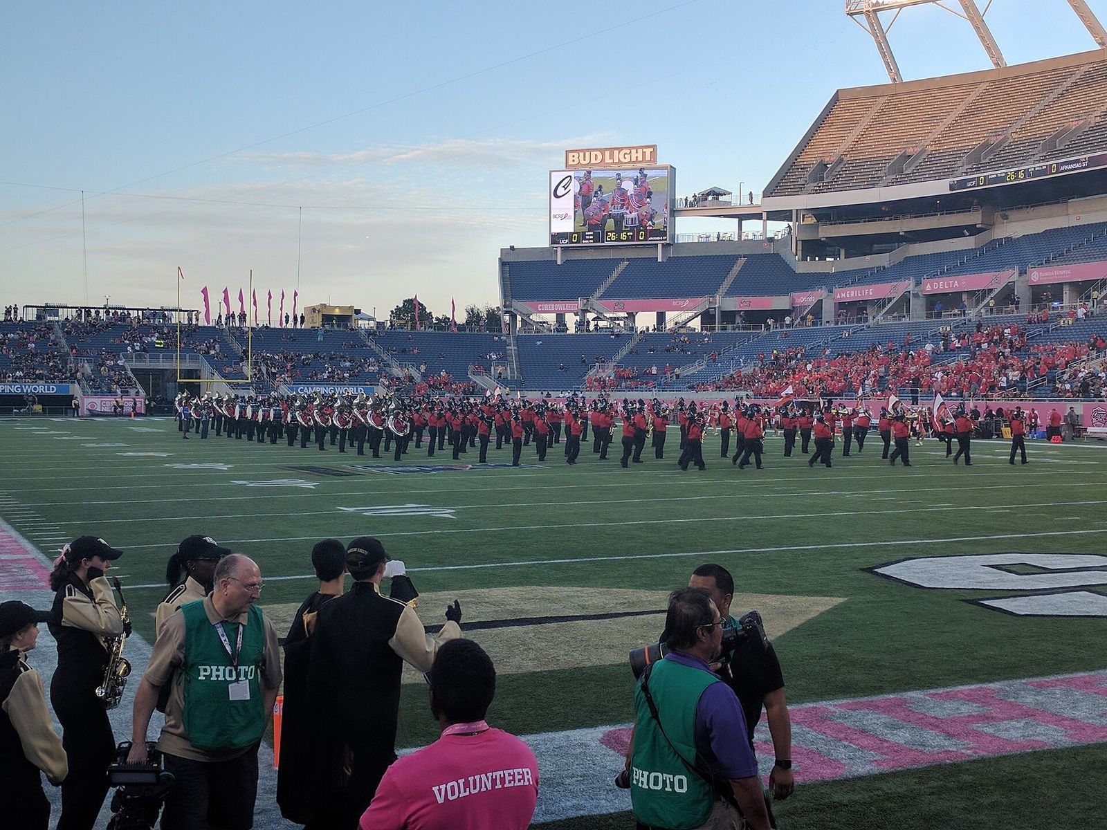 Arkansas State Band's pregame show