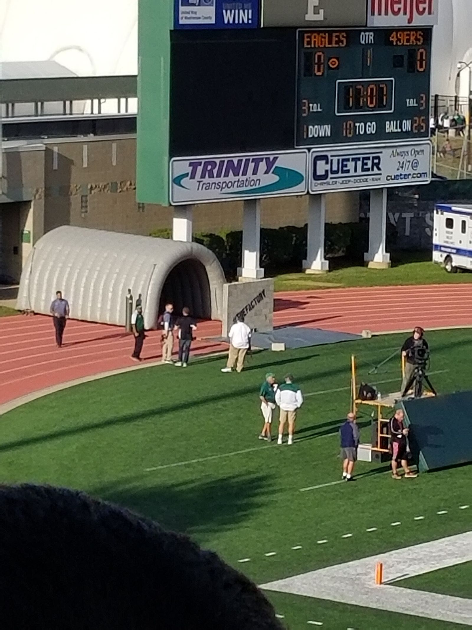 Charlotte 49ers at Eastern Michigan Eagles football (September 1, 2017)