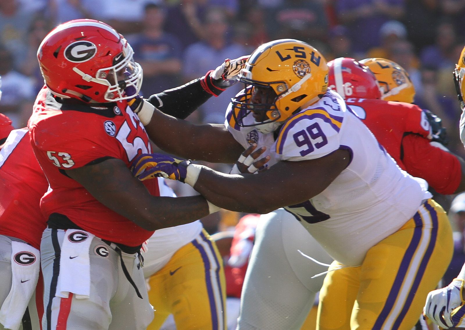 Georgia at LSU, 2018