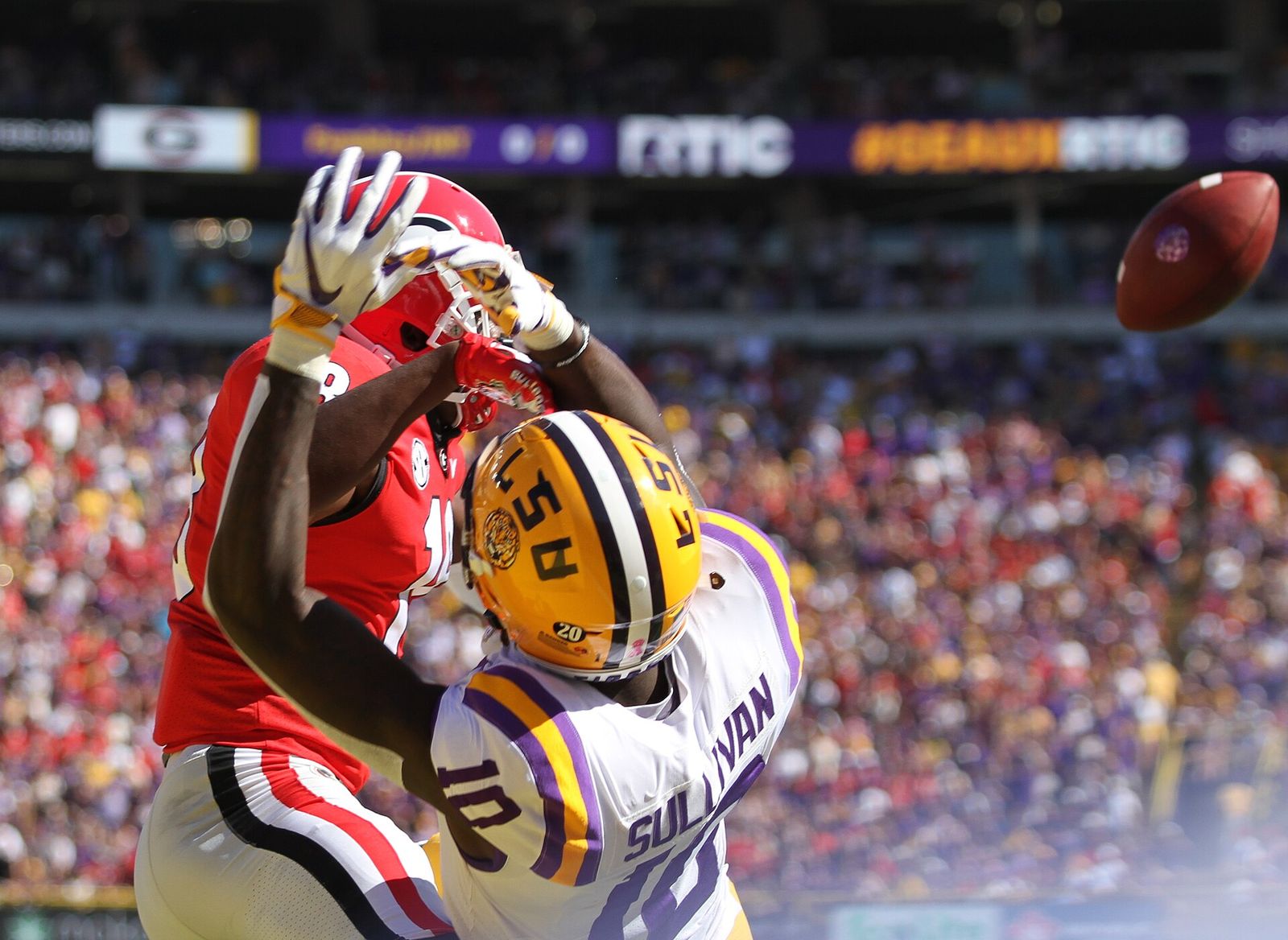 Georgia at LSU, 2018