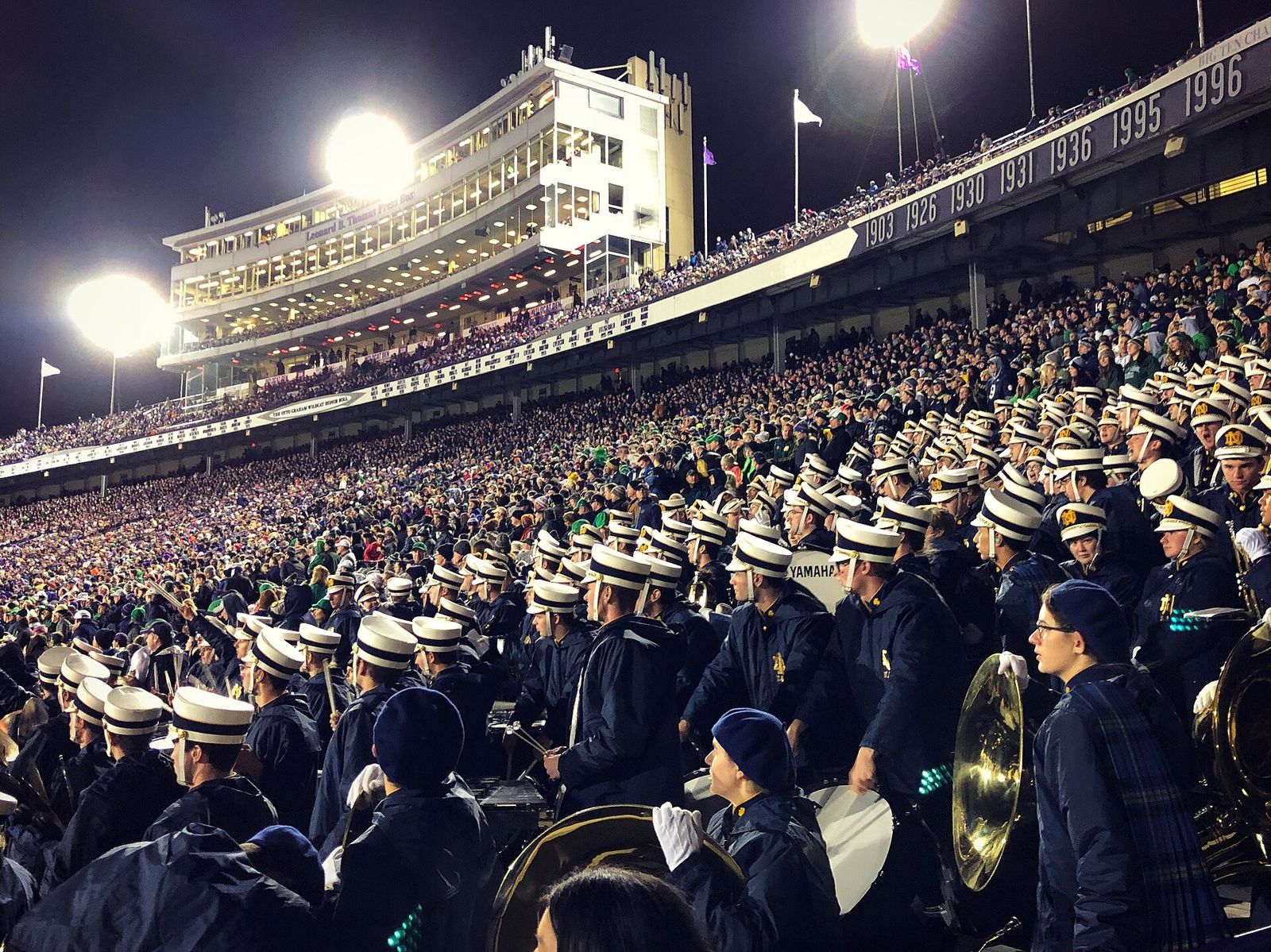Northwestern vs. Notre Dame, 2018