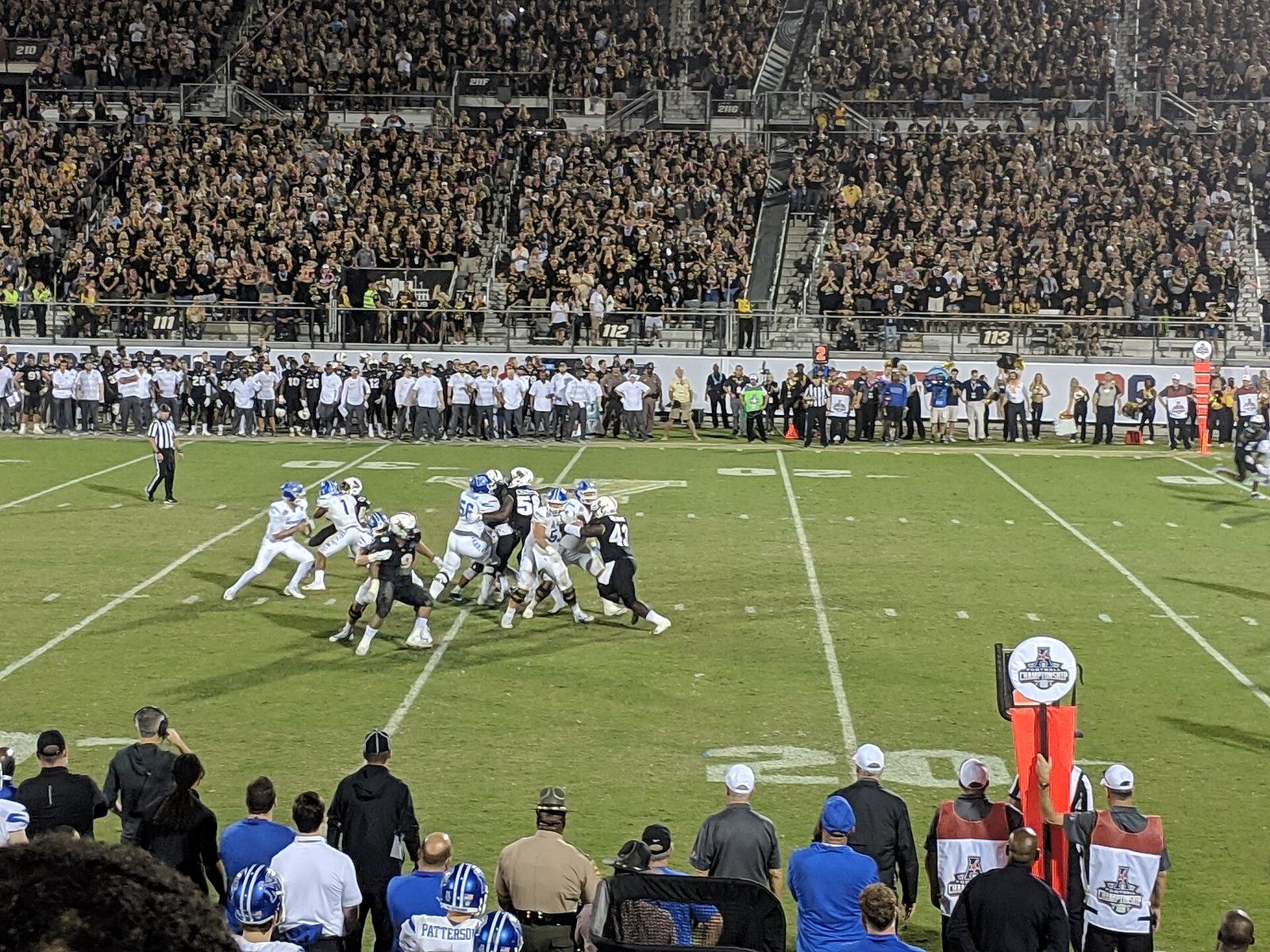 Brady White pass incomplete with 1:09 left in the 4th quarter