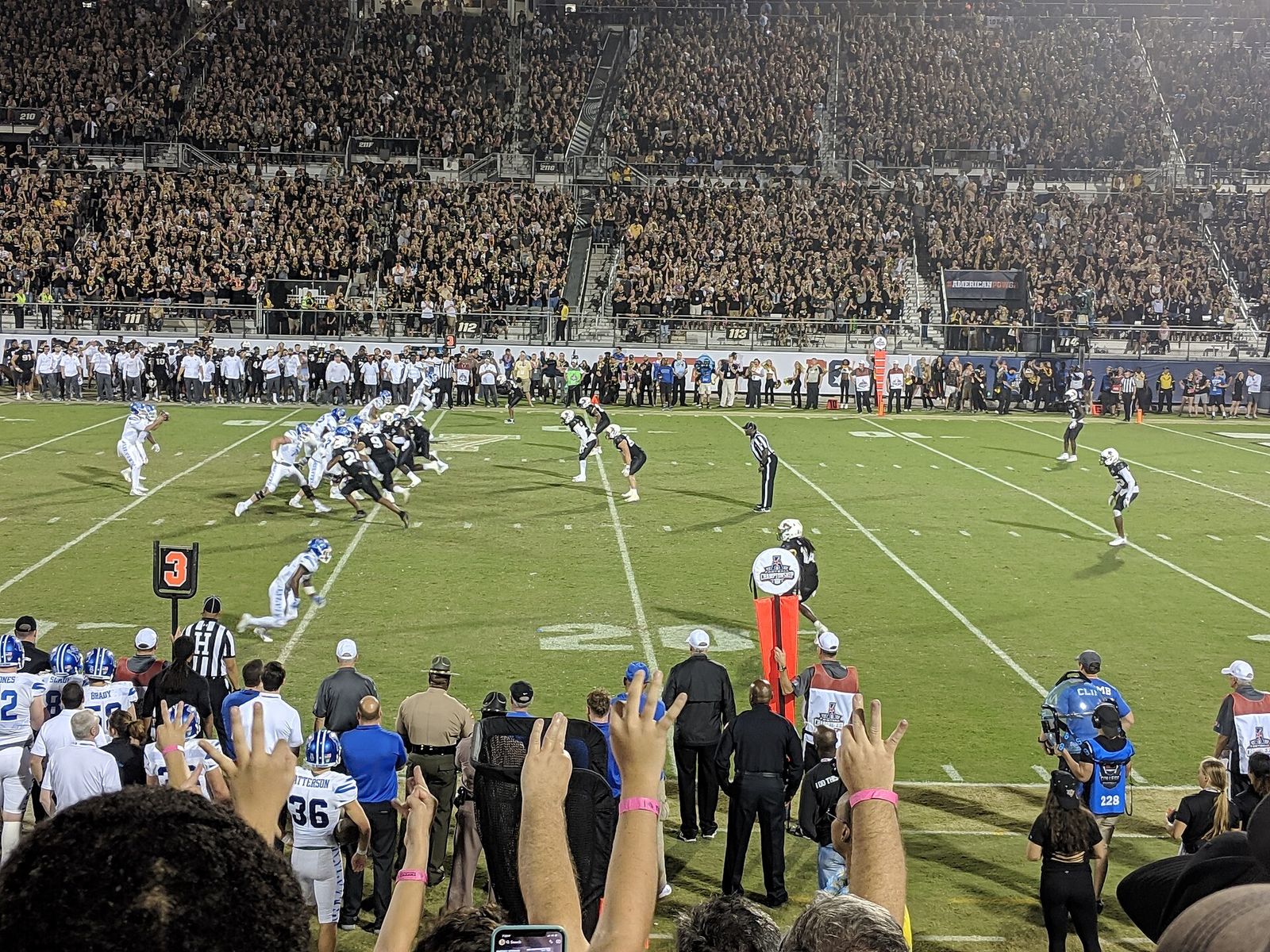 Brady White pass incomplete to John Pop Williams with 40 seconds left in the 4th quarter