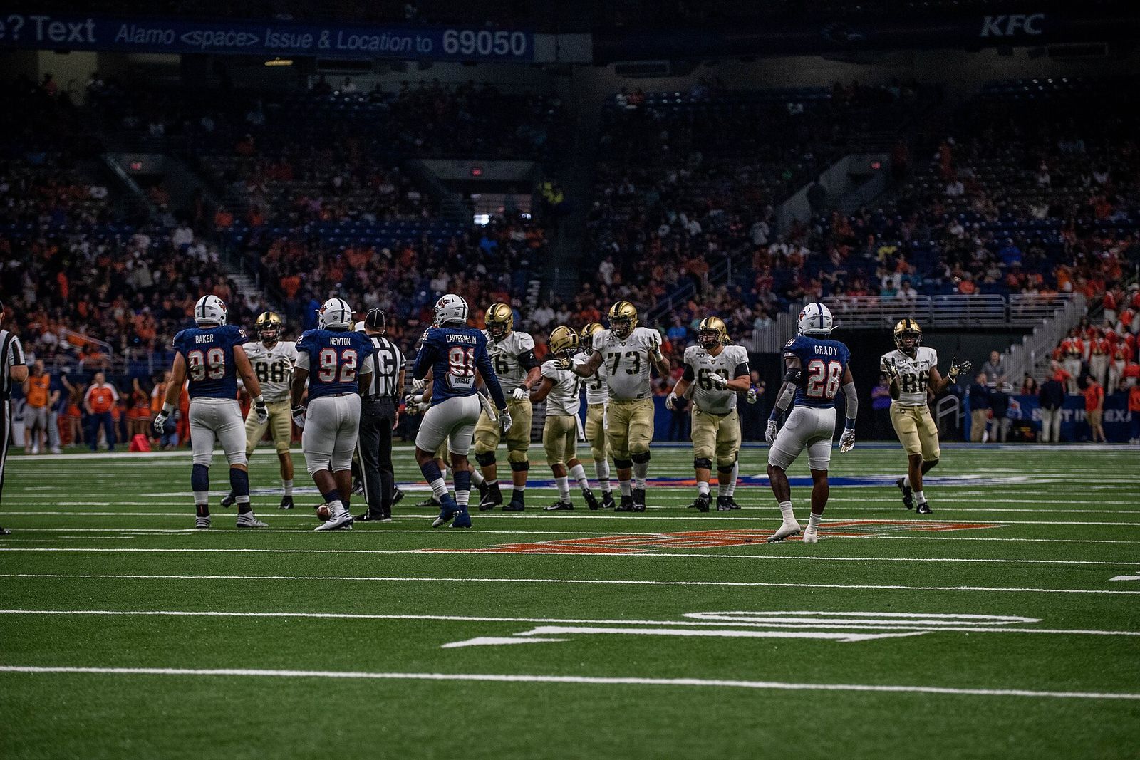 Army vs. The University of Texas at San Antonio at the Alamodome, San Antonio, Texas, Sep. 14, 2019.