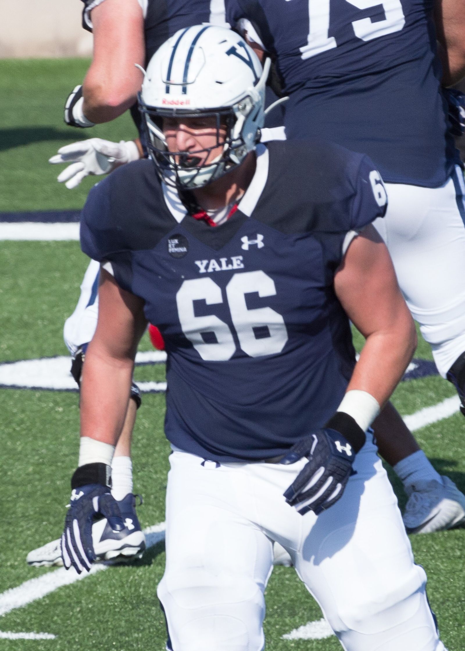 Nick Gargiulo, Yale football player, September 28, 2019.