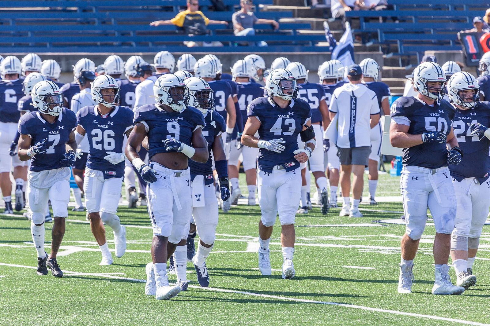 Yale - Cornell Football game at Yale Bowl, Sept 28, 2019.