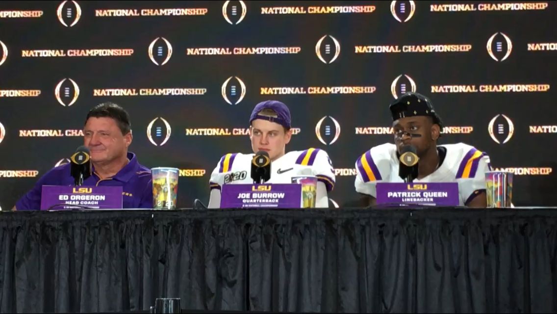 Clemson vs. LSU, 2019
