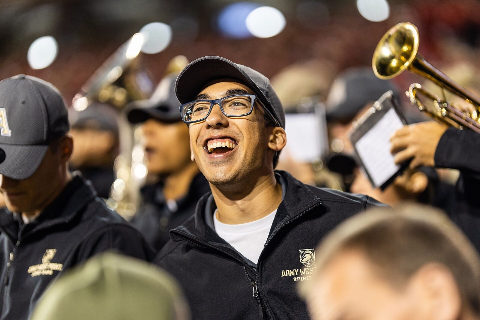 The Army Football team takes on Wisconsin at Camp Randall Stadium, October 16, 2021, Madison, WI. Final Score: Army 14 - 20 Wisconsin