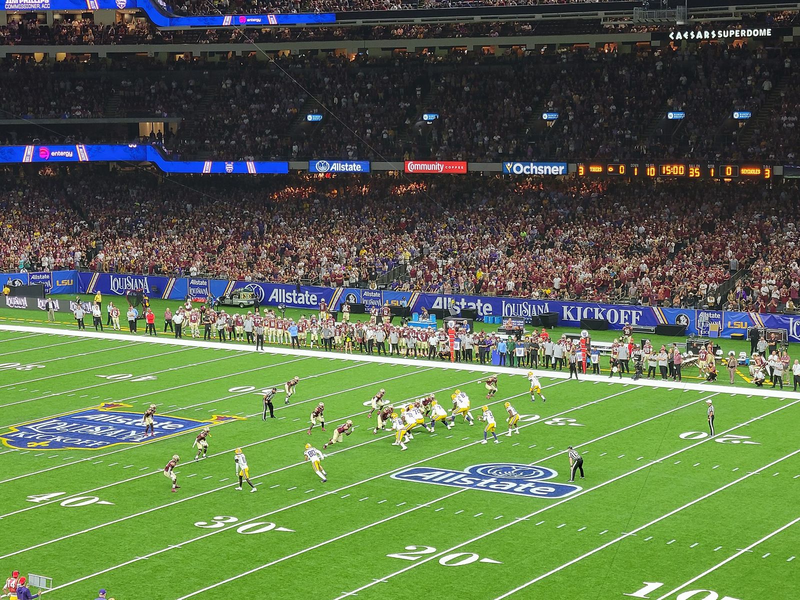 Florida State vs. LSU, 2022
