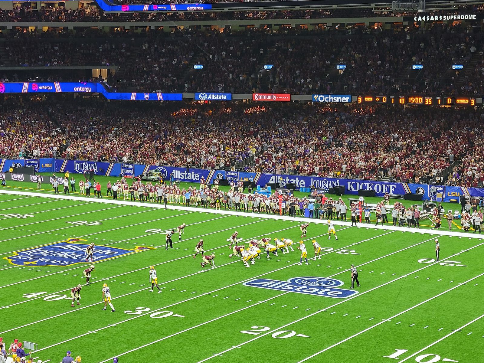 Florida State vs. LSU, 2022
