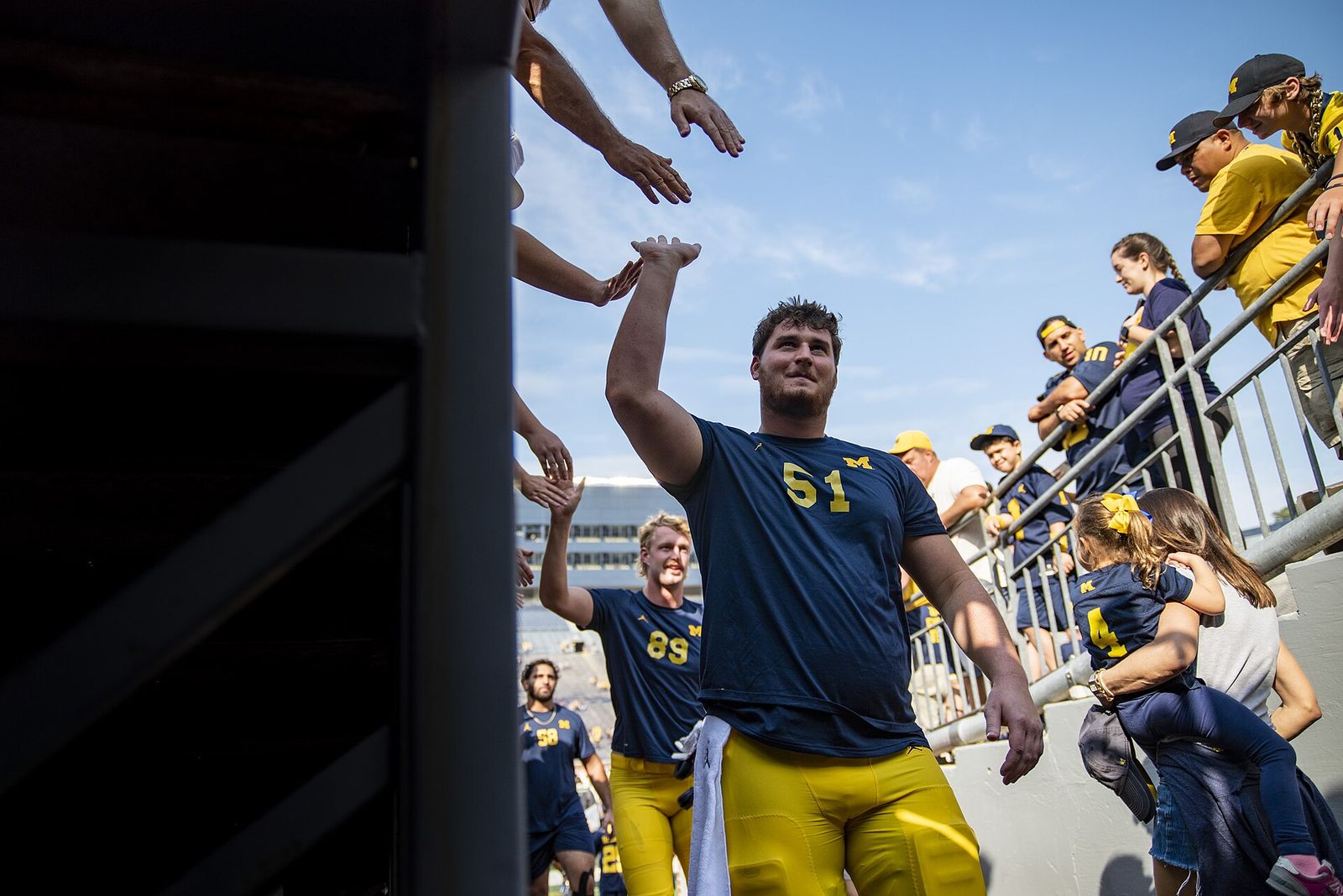 Michigan Football against UCONN in Ann Arbor on September 17, 2022. (Zoey Holmstrom)