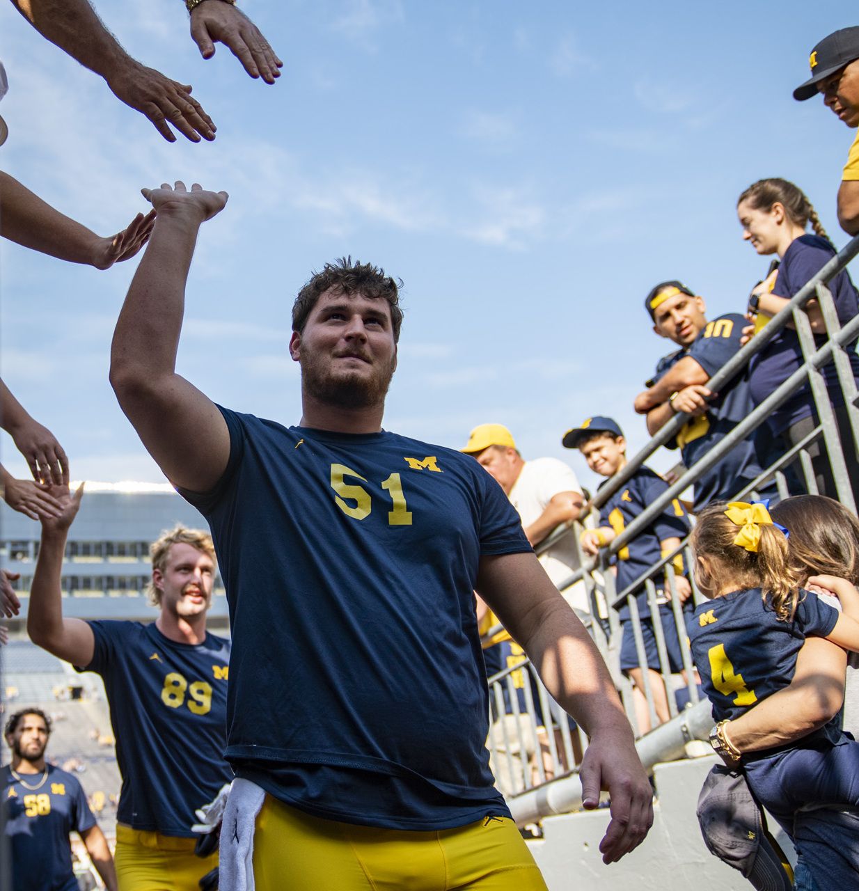 Michigan Football against UCONN in Ann Arbor on September 17, 2022. (Zoey Holmstrom)