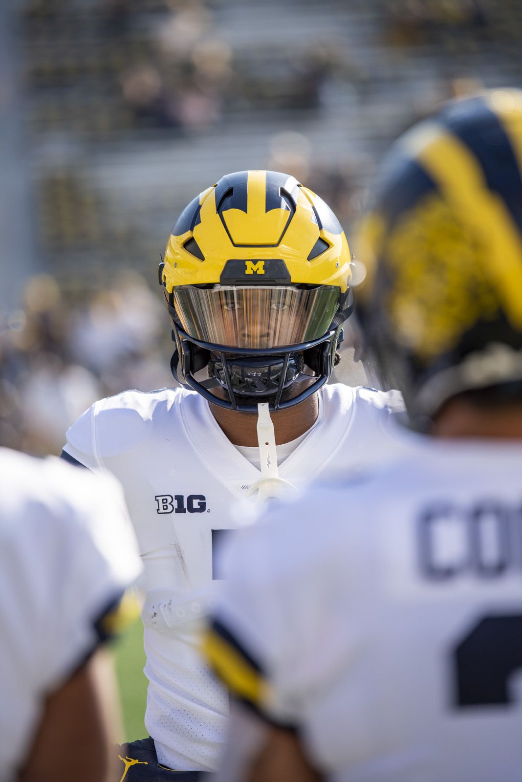 Michigan Football against Iowa in Iowa City on October 1, 2022. (Zoey Holmstrom)