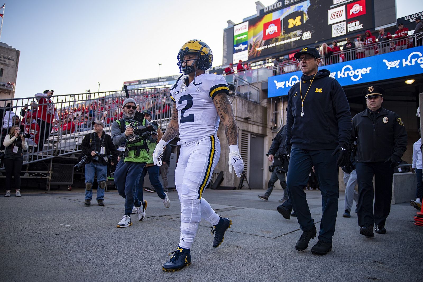 Michigan vs. Ohio State in Columbus on November 26, 2022. Zoey Holmstrom
