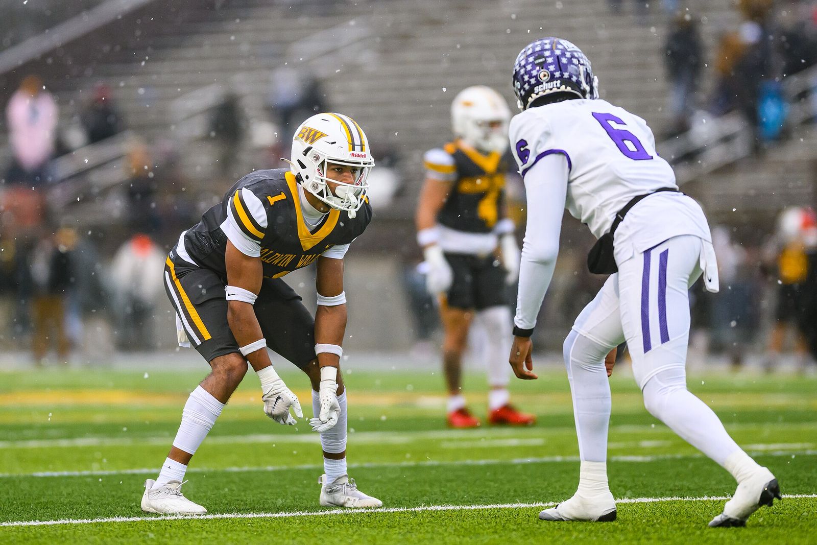 Baldwin Wallace cornerback Anthony Kendall vs Mount Union