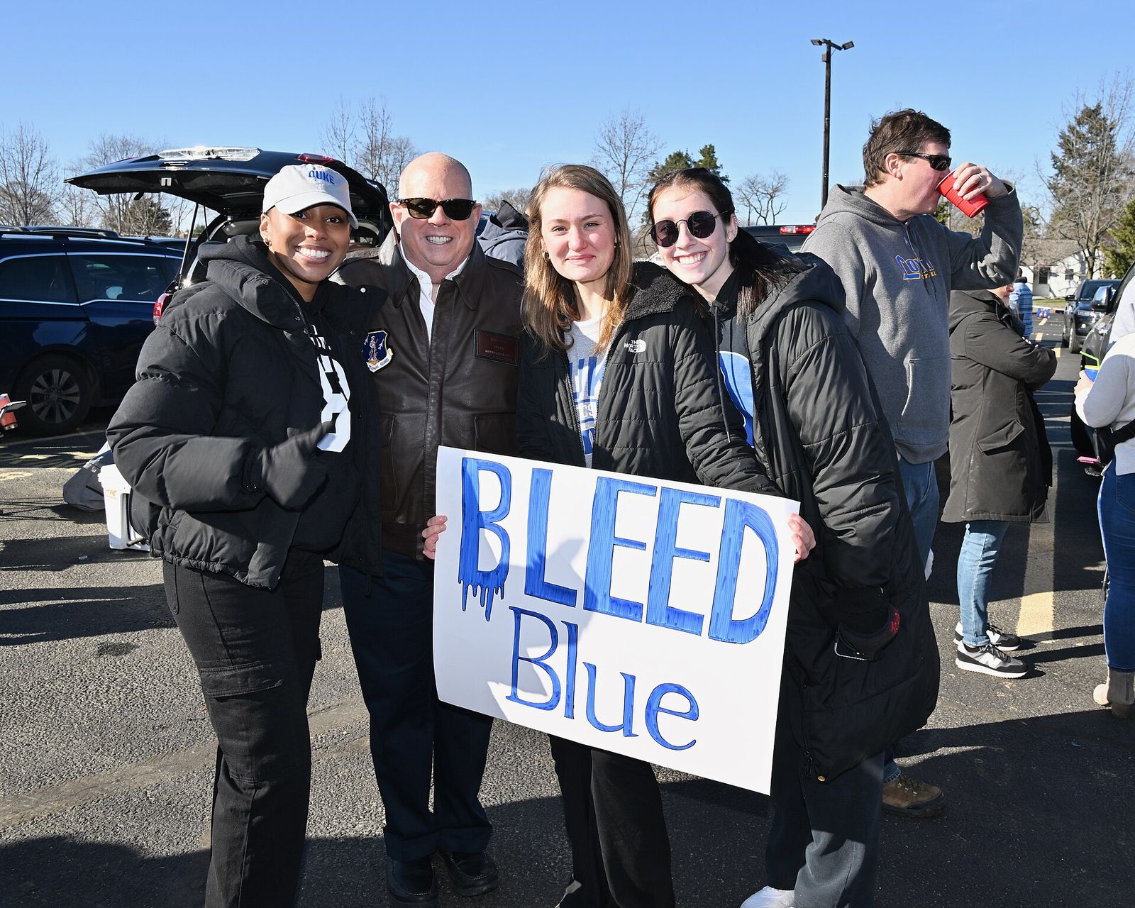 Governor Hogan attends the Military Bowl by Joe Andrucyk at Navy-Marine Corps Memorial Stadium, 550 Taylor Ave, Annapolis, MD 21401
