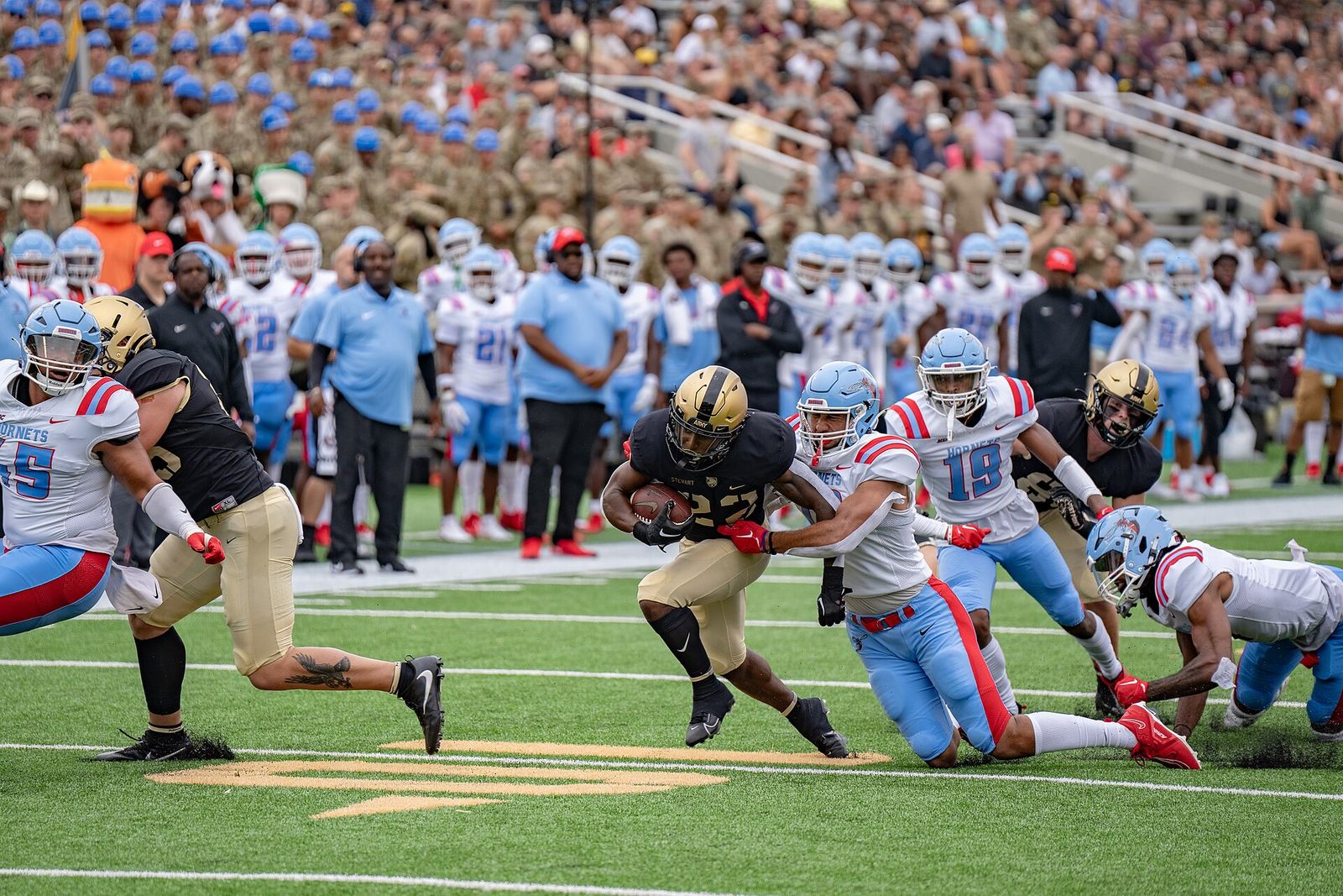 Army Football takes on Delaware State University at Michie Stadium in West Point, NY. (U.S. Army Photo Cadet Noah Murray)