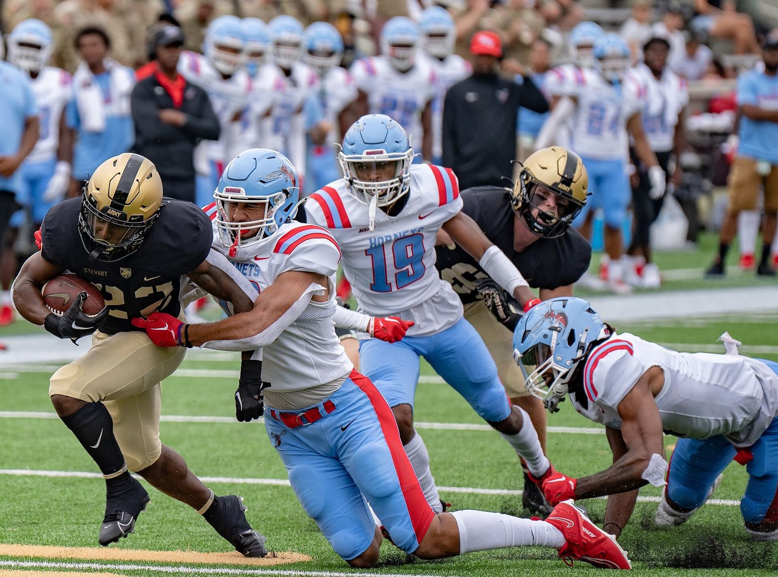 Army Football takes on Delaware State University at Michie Stadium in West Point, NY. (U.S. Army Photo Cadet Noah Murray)