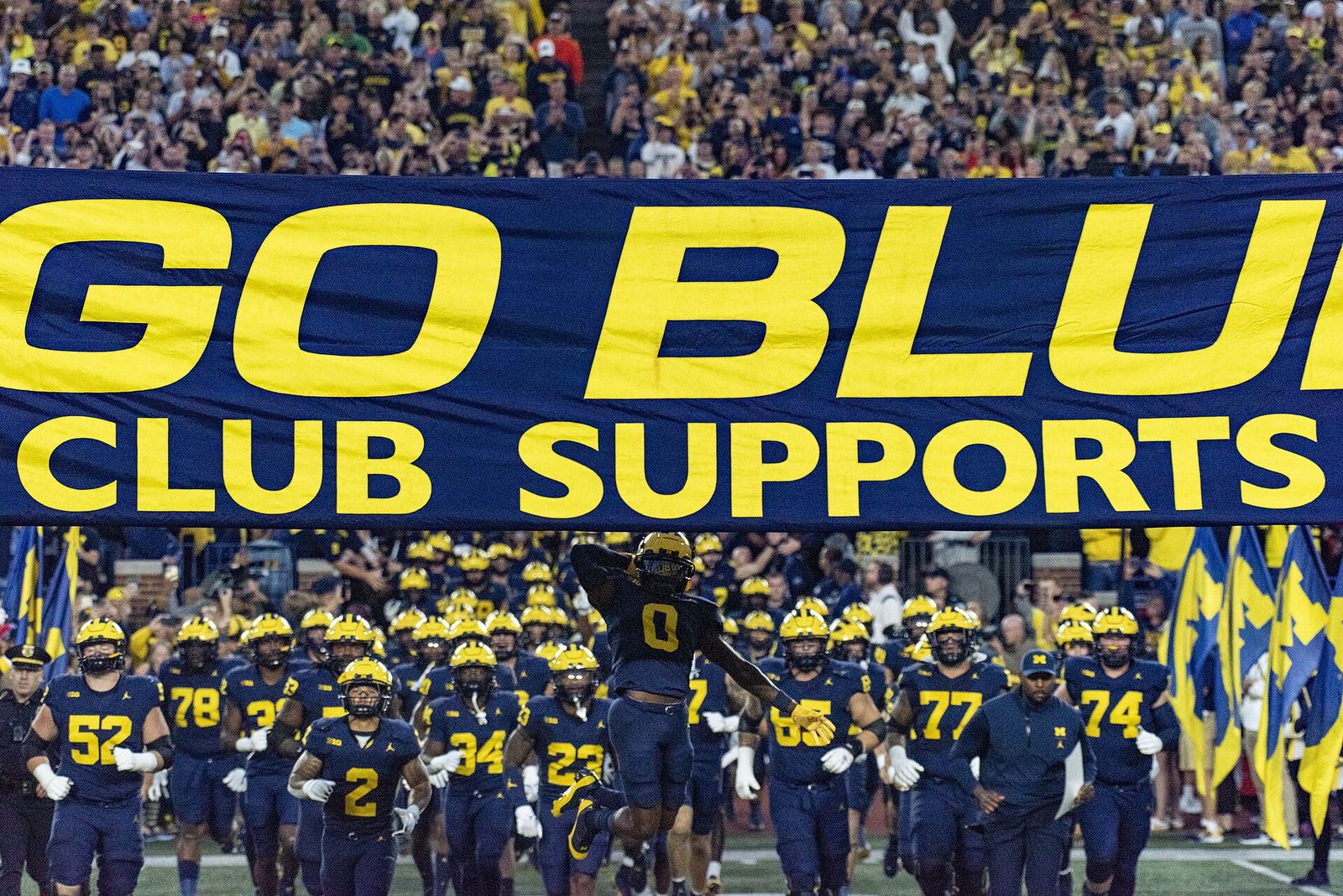 Michigan vs. Bowling Green in Ann Arbor on September 16, 2023. © Zoey Holmstrom / MBN