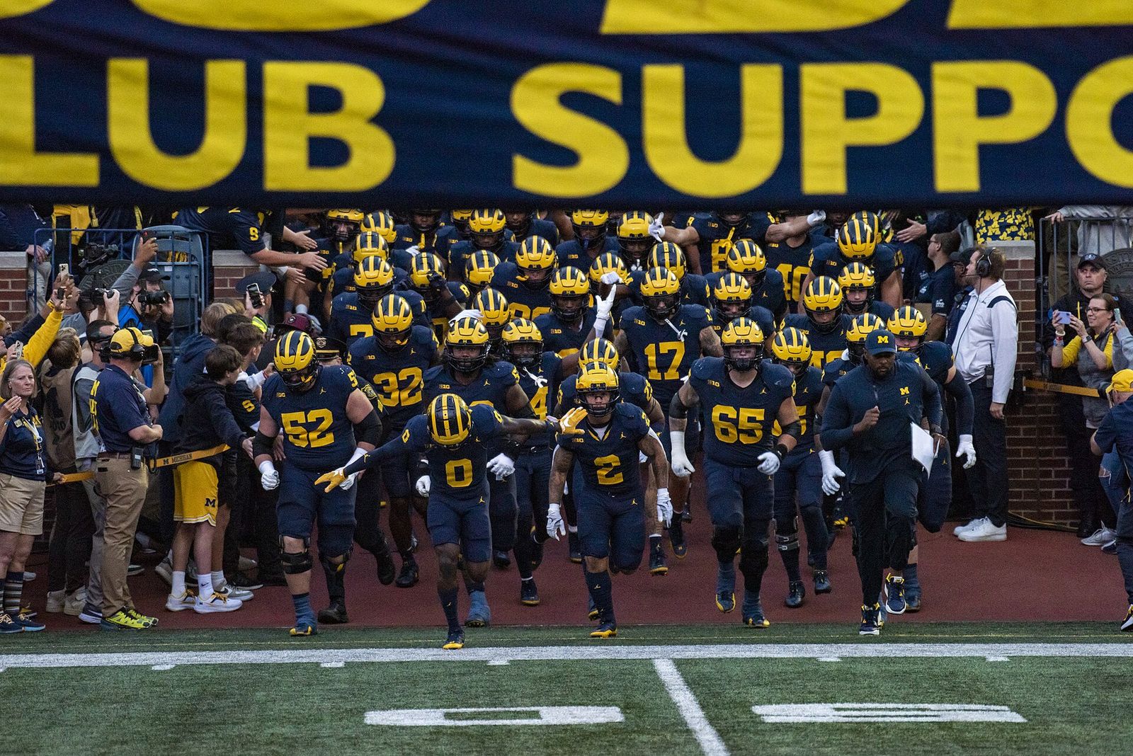 Michigan vs. Bowling Green in Ann Arbor on September 16, 2023. © Zoey Holmstrom / MBN