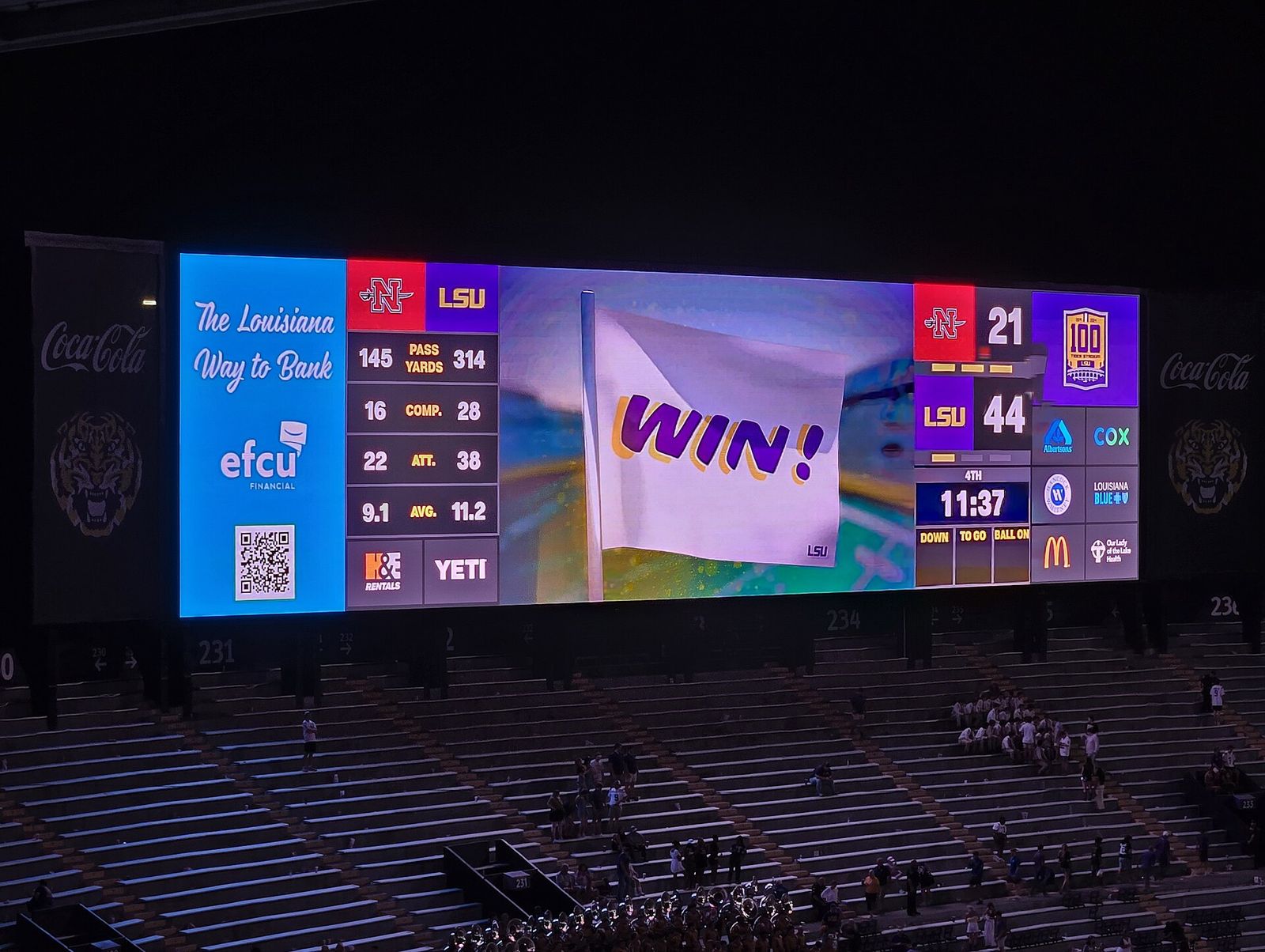 LSU vs. Nicholls, 2024