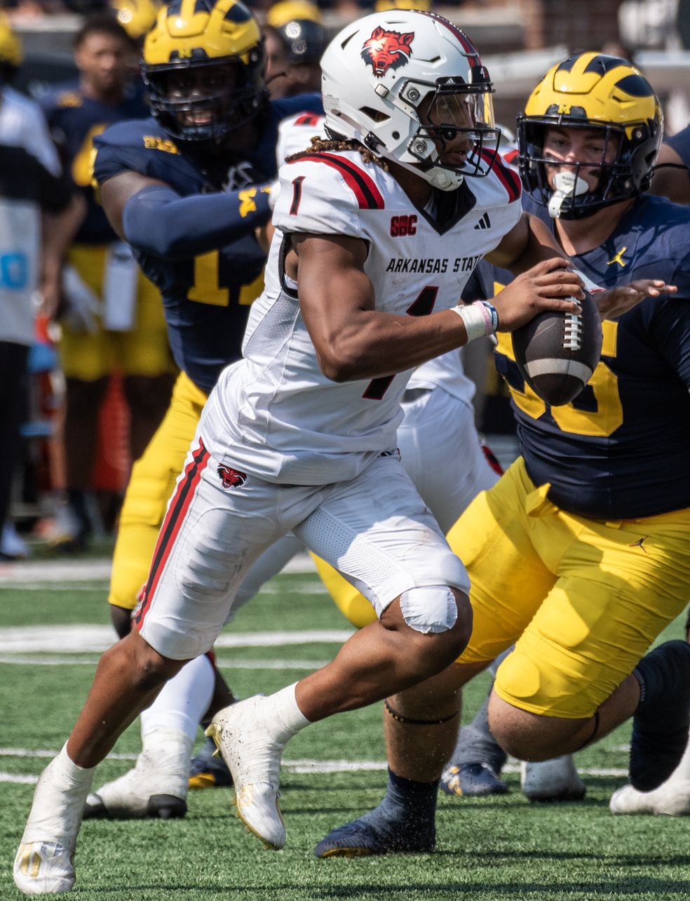 Michigan vs Arkansas State in the Big House in Ann Arbor on September 14, 2024 © 2024 Zoey Holmstrom