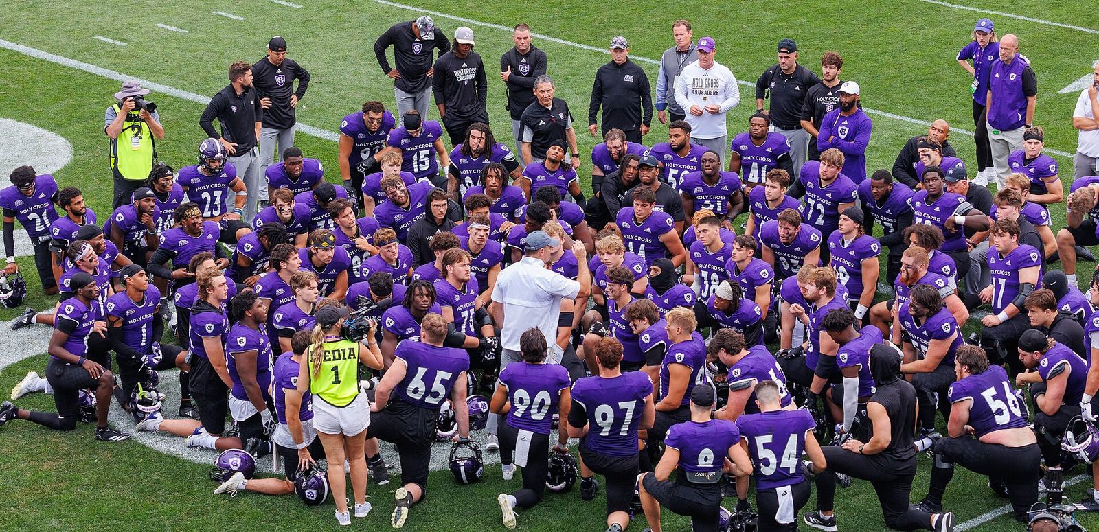 2024 Holy Cross Crusaders football players. New Hampshire Wildcats at Holy Cross Crusaders football (September 7, 2024)