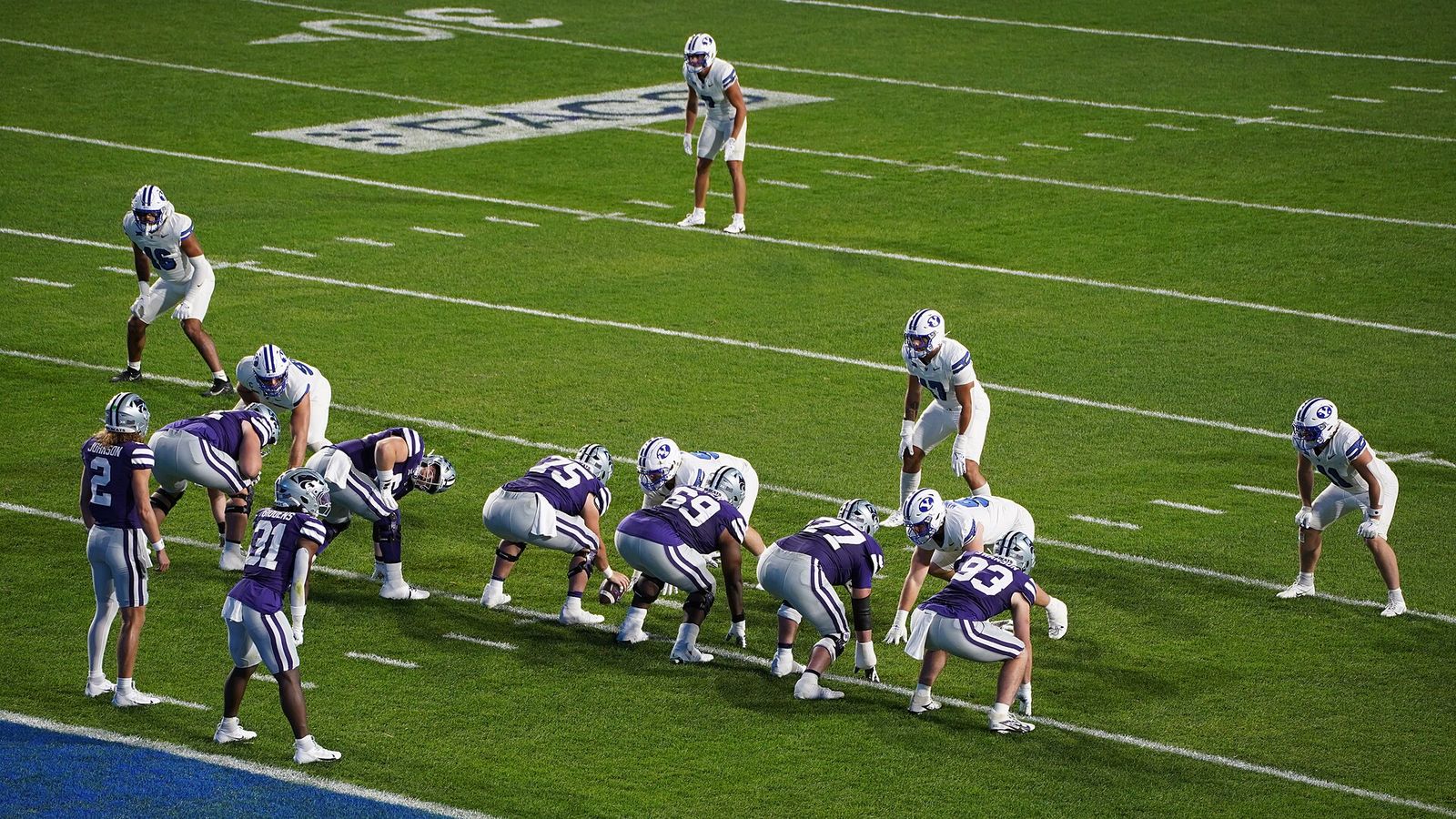 Brigham Young University Cougars 38, Kansas State University Wildcats 9, LaVell Edwards Stadium, Brigham Young University, Provo, Utah