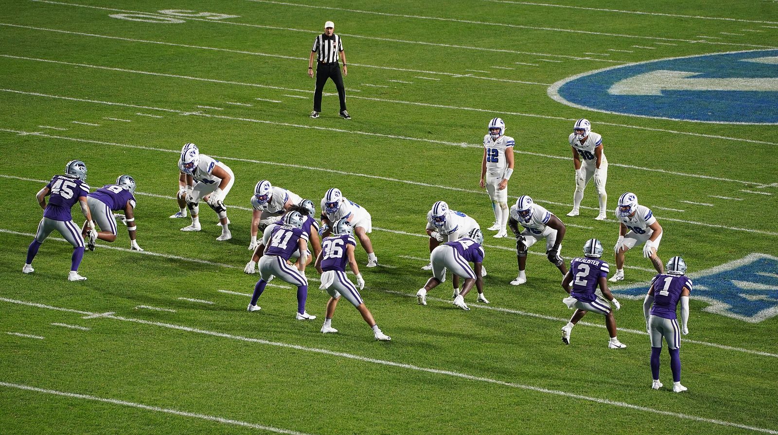 Brigham Young University Cougars 38, Kansas State University Wildcats 9, LaVell Edwards Stadium, Brigham Young University, Provo, Utah