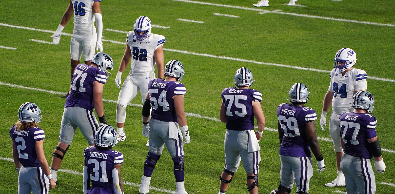 Brigham Young University Cougars 38, Kansas State University Wildcats 9, LaVell Edwards Stadium, Brigham Young University, Provo, Utah