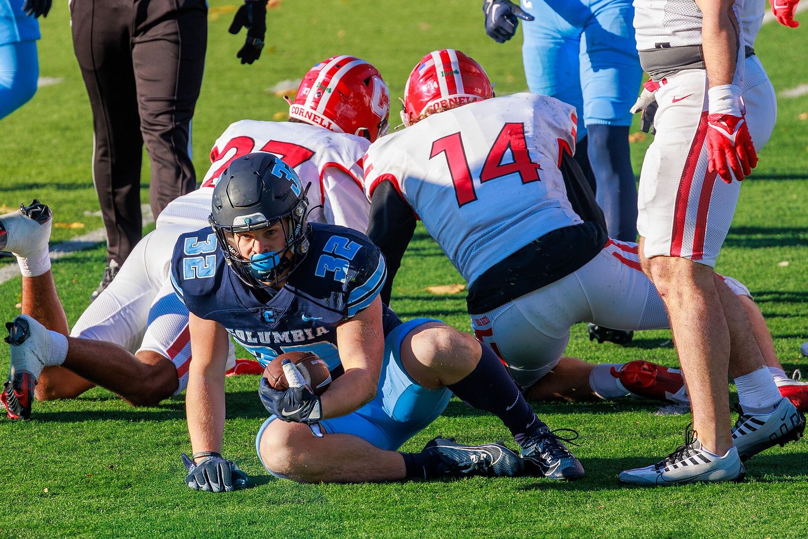 Columbia Lions running back Griffin Johnson. Cornell Big Red at Columbia Lions football, 23 November 2024