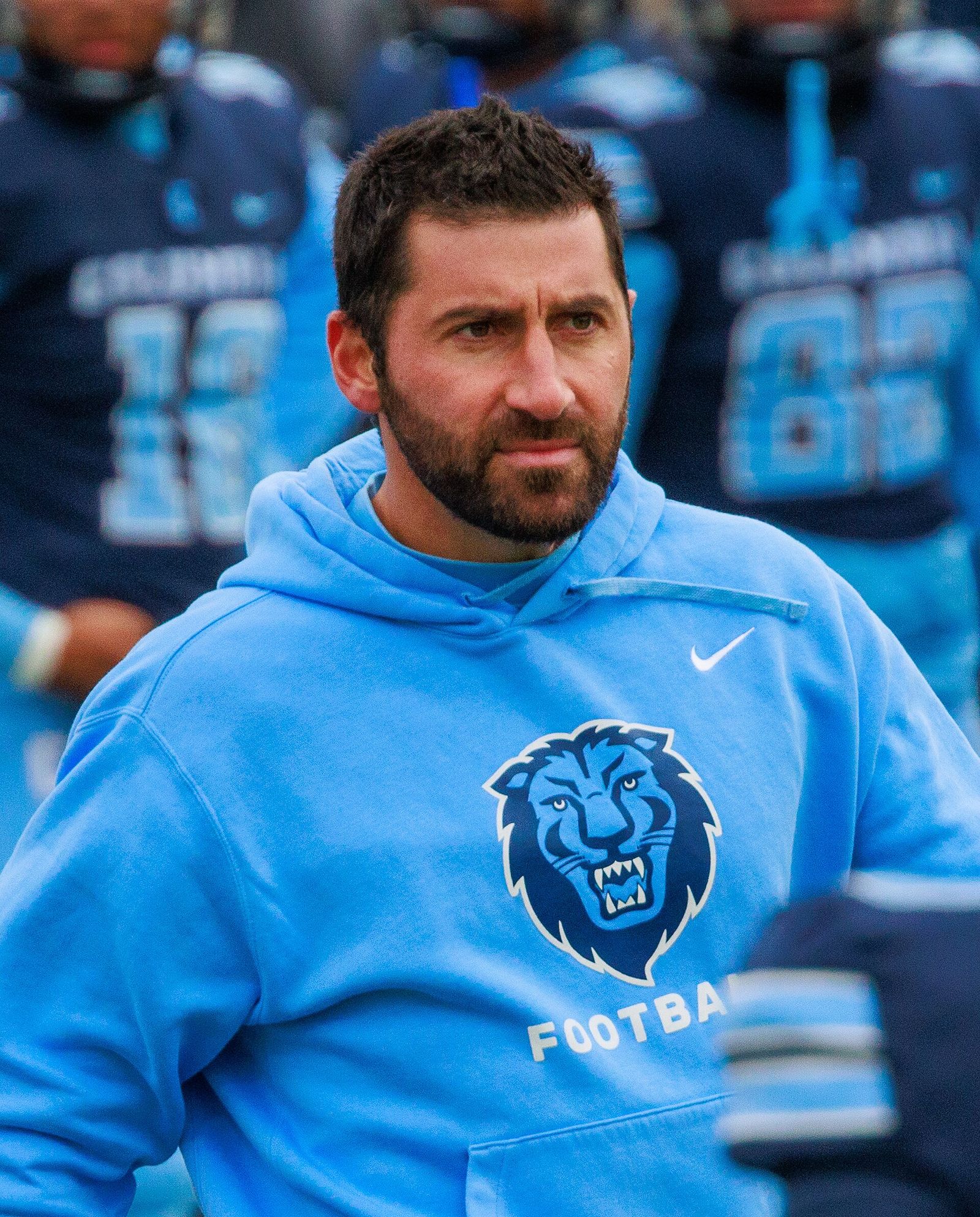 Chris Batti, Columbia Lions tight ends coach. Cornell Big Red at Columbia Lions football, 23 November, 2024