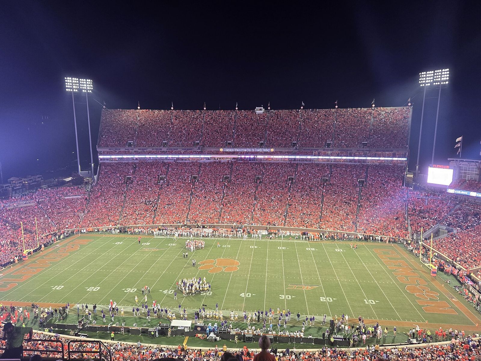 Clemson vs. LSU, 2025