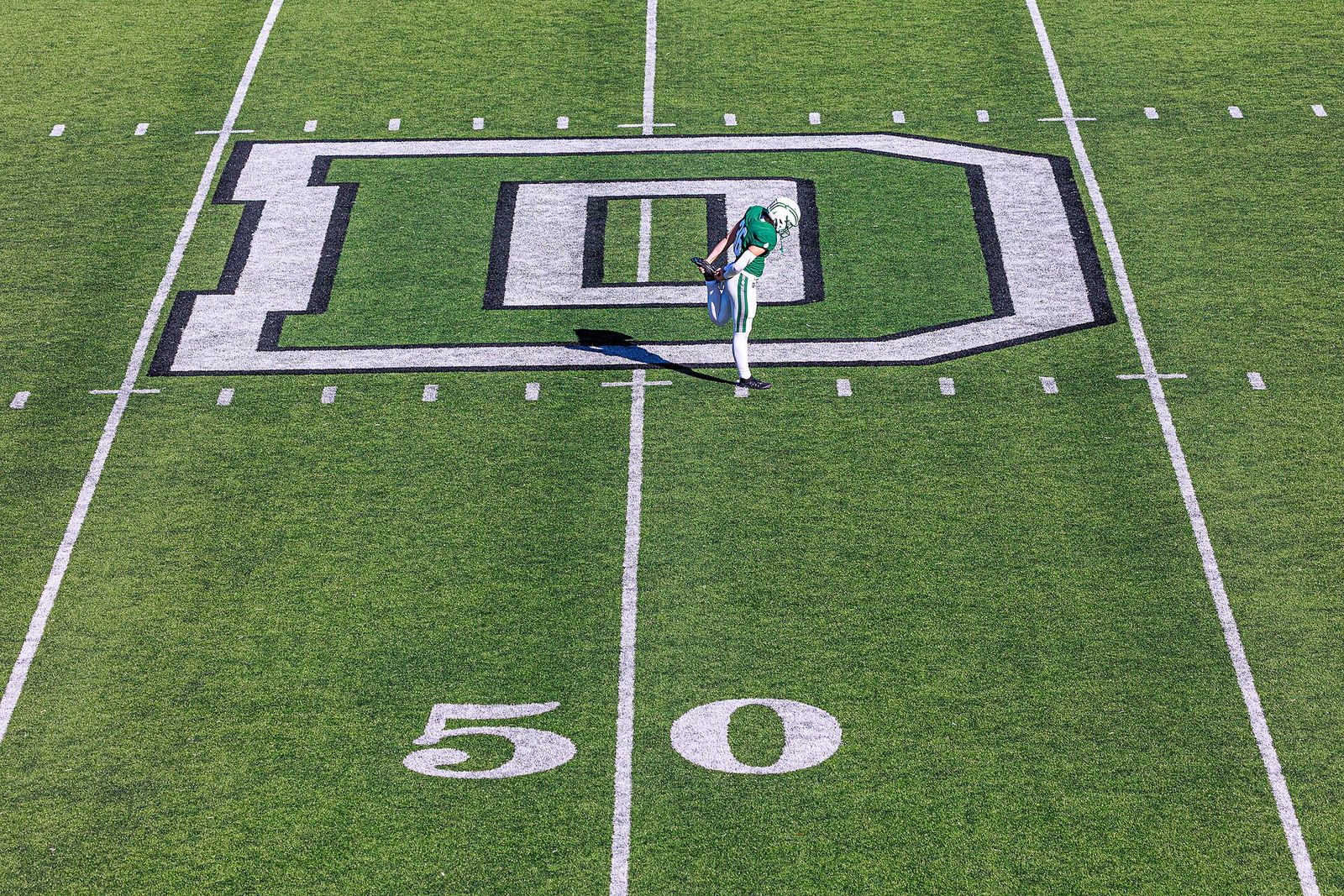 Dartmouth 50-yard line at Memorial Field