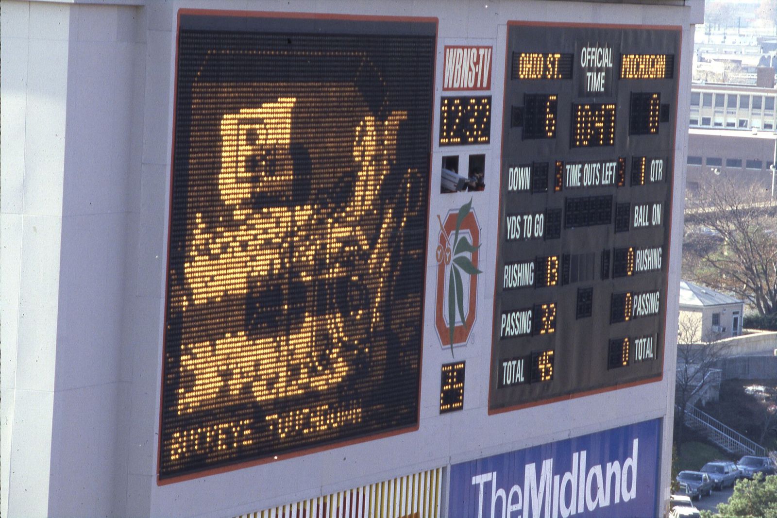 Michigan at Ohio State, 1986