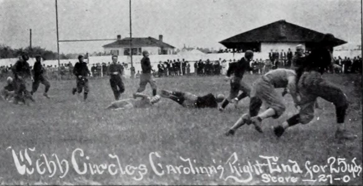 Scene from the Clemson-South Carolina football game in 1911