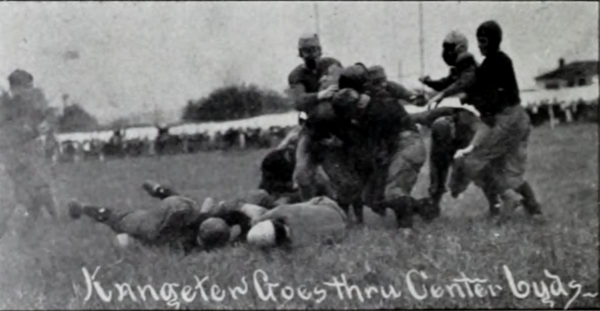 Scene from the Clemson-South Carolina football game in 1911