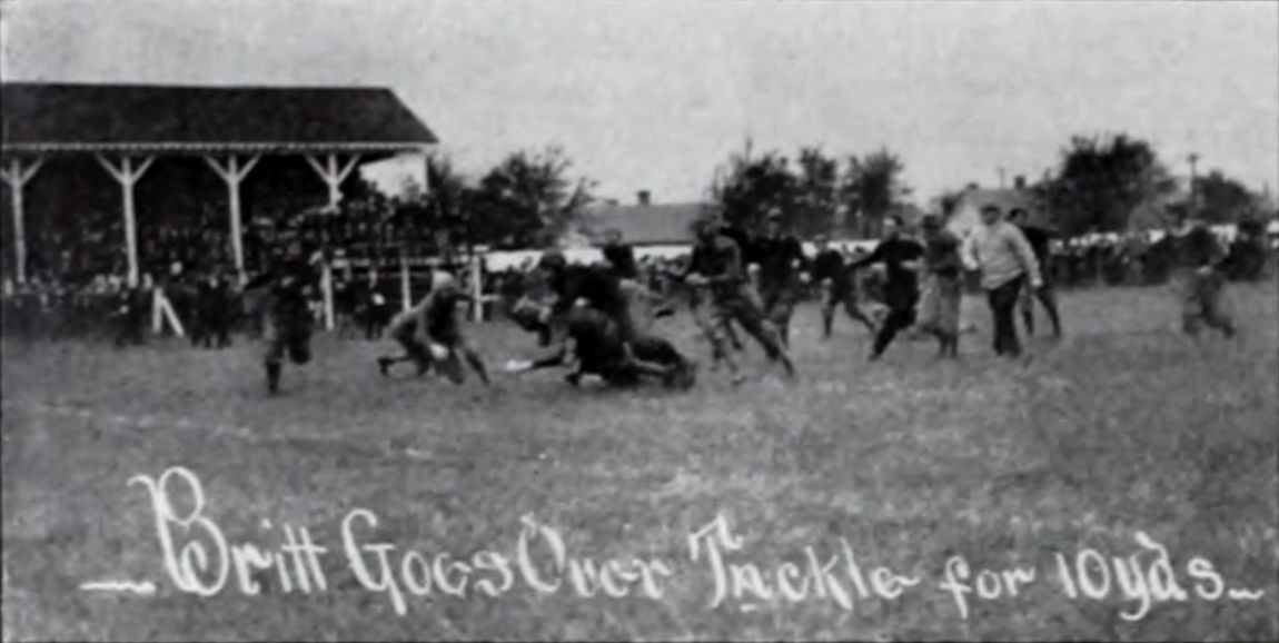 Scene from the Clemson-South Carolina football game in 1911
