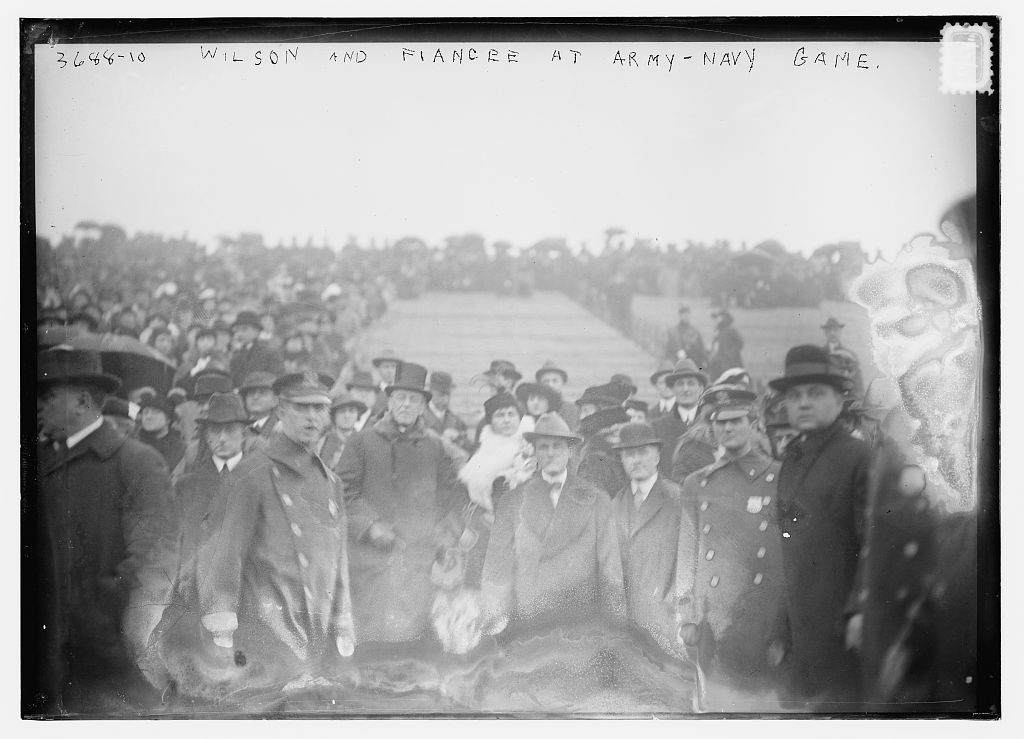 Wilson and fiancee at Army - Navy game