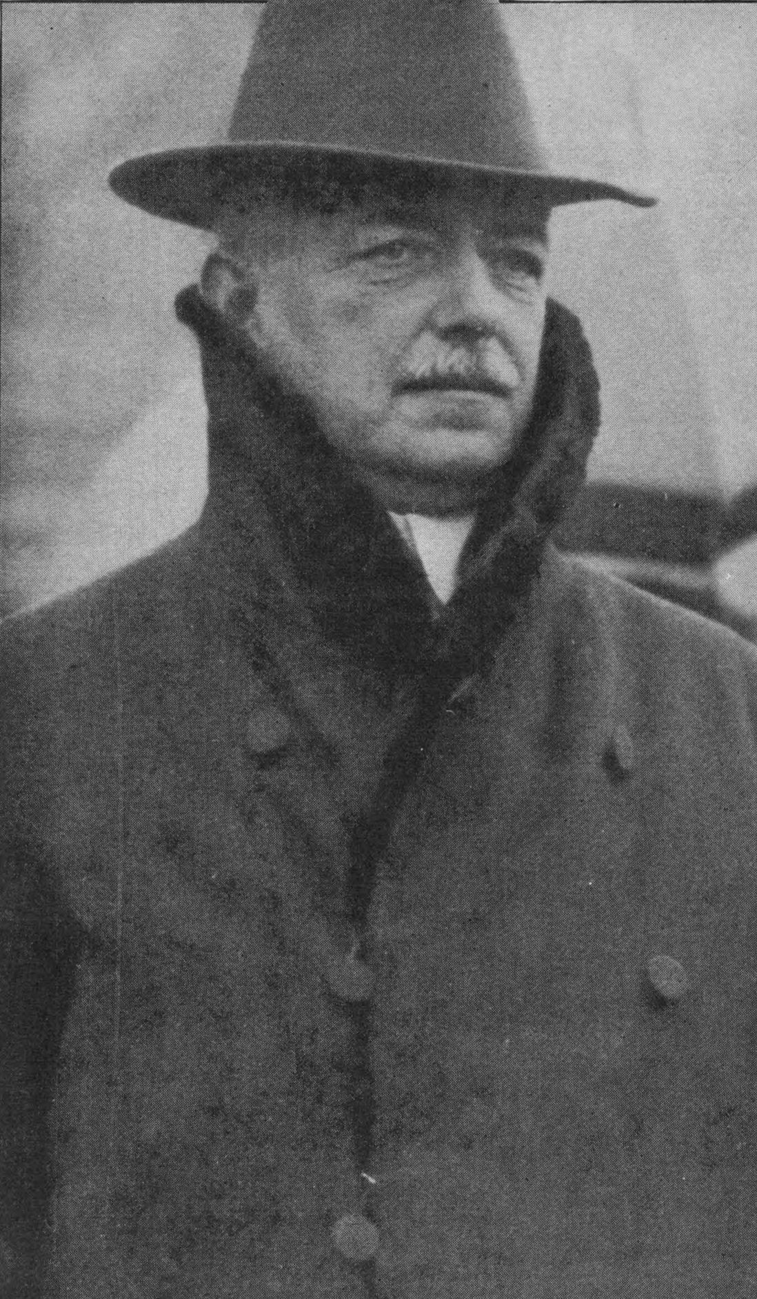 Secretary of State Robert Lansing watching the 1915 Army-Navy Game