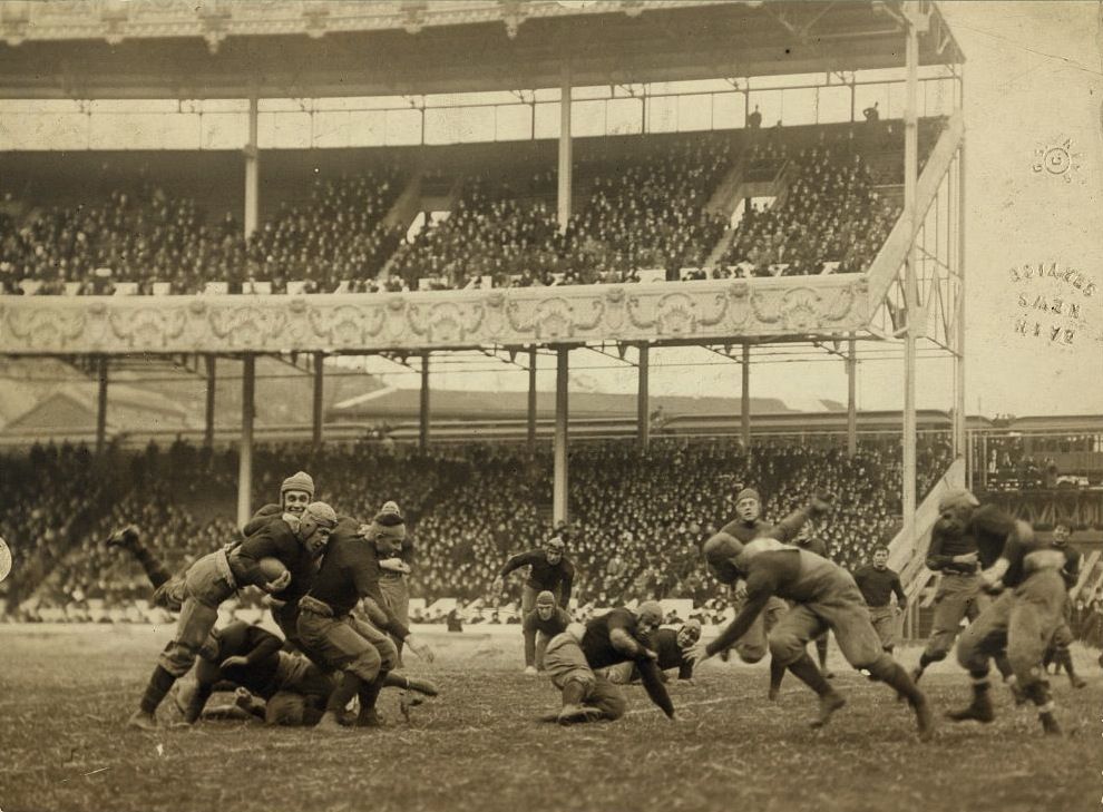 1916 Army-Navy game at the Polo Grounds in New York City.