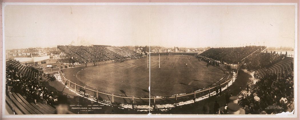 Ferry Field, Ann Arbor, Mich., Pennsylvania vs. Michigan, Nov. 16, 1907