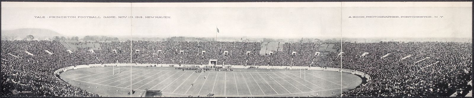 Yale - Princeton football game, Nov. 13, 1915, New Haven