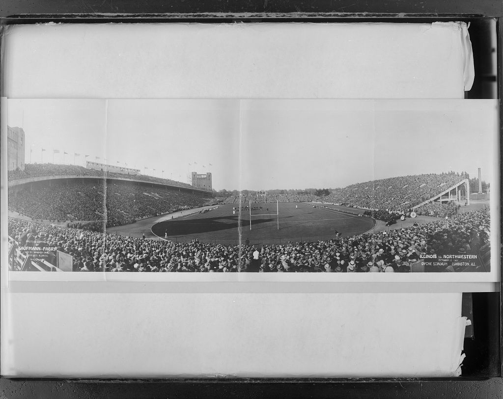 Illinois vs. Northwestern, October 22, 1927, Dyche Stadium, Evanston, Ill.