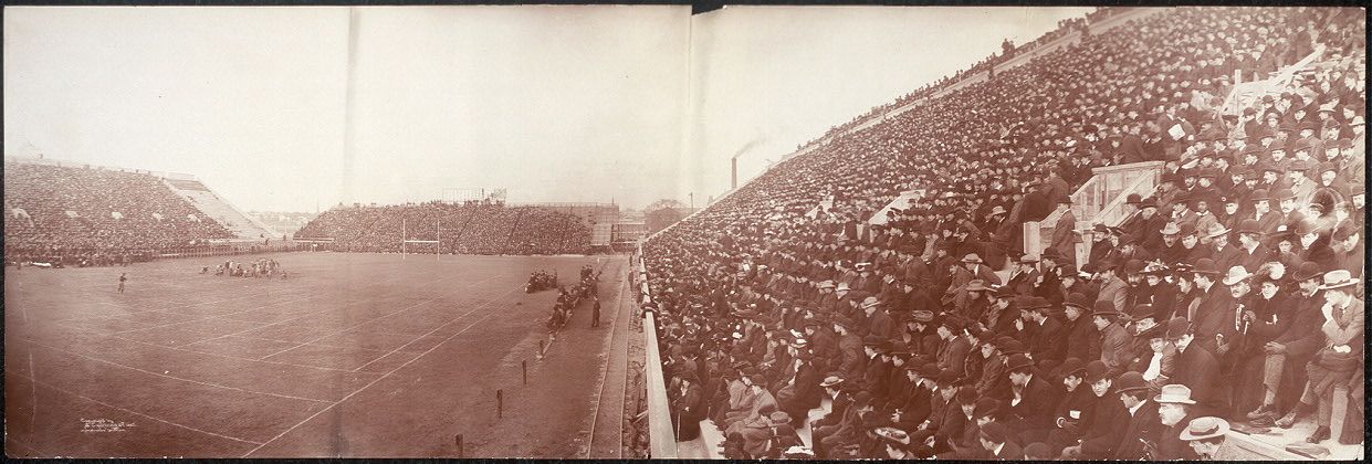 Panoramic photo of Harvard - Dartmouth football game, Saturday, Nov. 14th, 1903