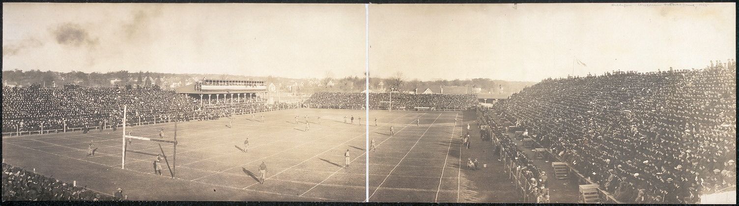 Michigan - Wisconsin game, Ferry Field, Nov. 18th, attendance 15,502